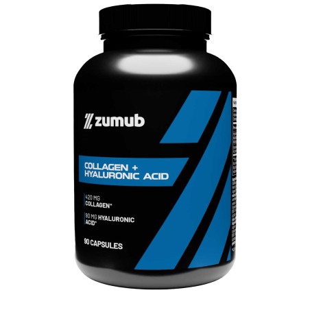 Collagène & Acide Hyaluronique 90 Capsules - Zumub - Le Sport Discount pas cher