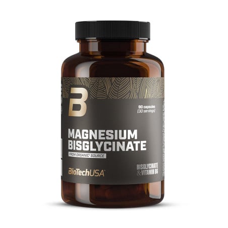 Magnesium Bisglycinate 90 gélules - BioTechUSA - Le Sport Discount pas cher