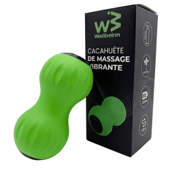 Rouleau de massage vibrant Rollinn Peanut - Wellbeinn