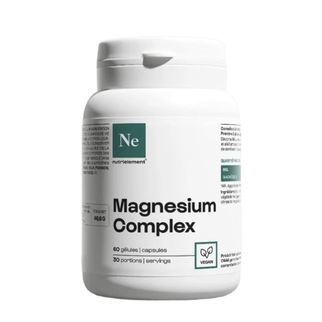 Complexe Magnésium 60 gélules - Nutrimuscle - Le Sport Discount pas cher