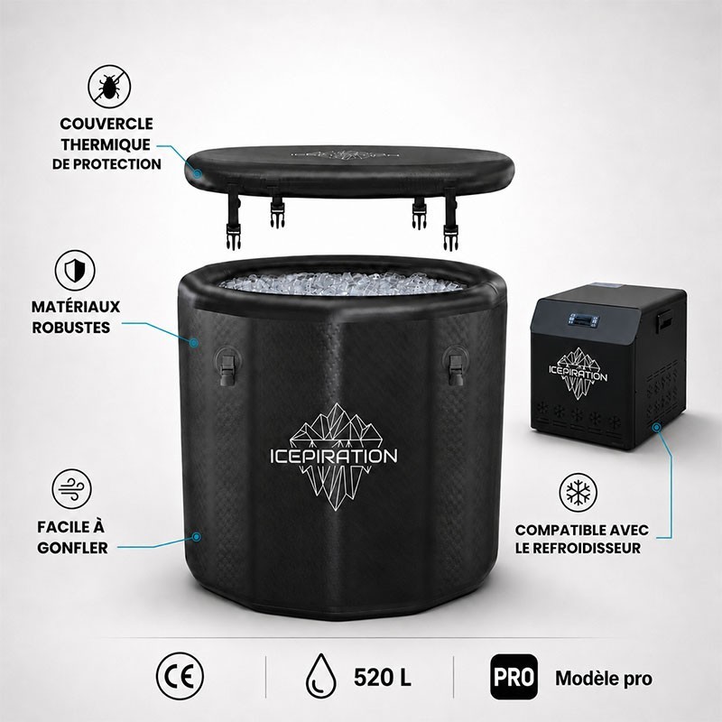 Bain Glacé Pro 1 - Icepiration - Le Sport Discount pas cher