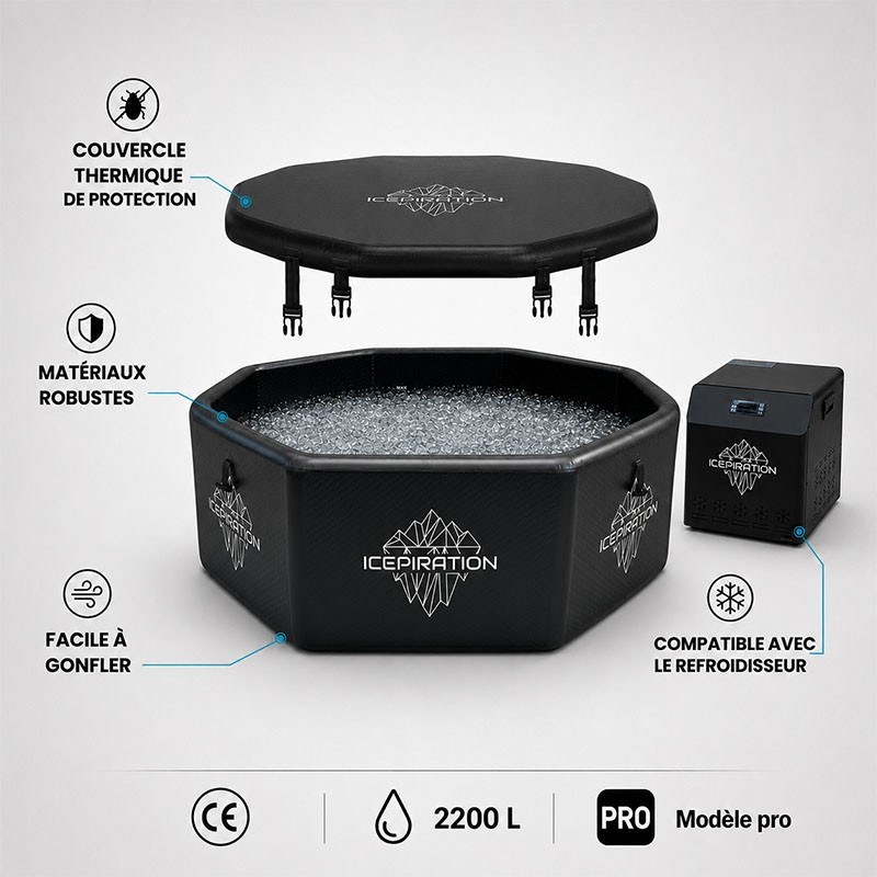 Bain Glacé Pro 3 - Icepiration - Le Sport Discount pas cher