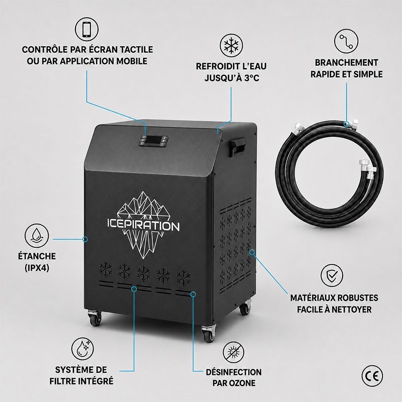 Refroidisseur IcePro 2 - Icepiration - Le Sport Discount pas cher
