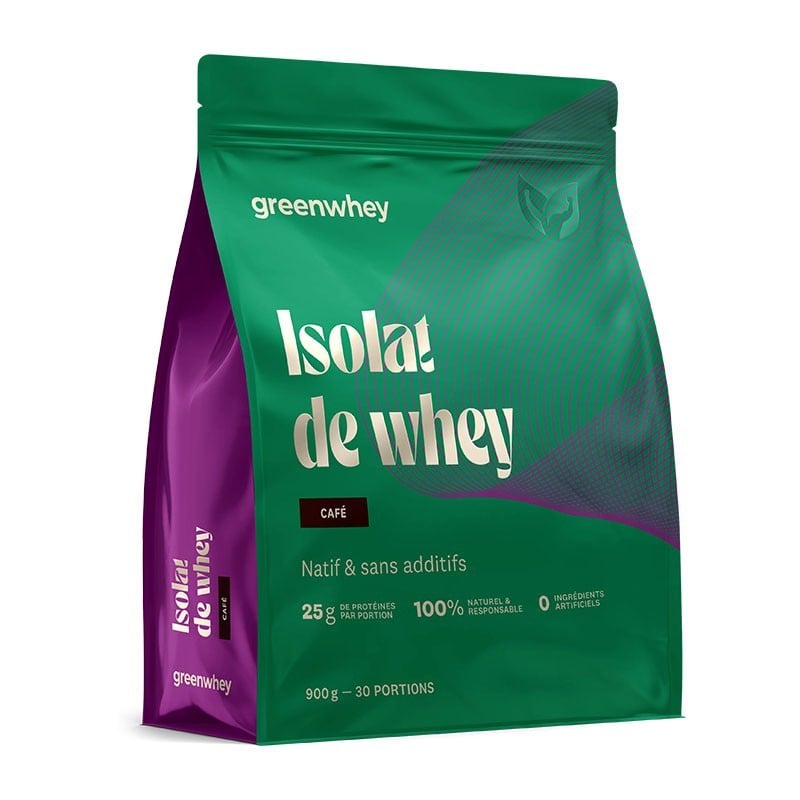 Isolat de Whey Native 900 g - Greenwhey - Le Sport Discount pas cher
