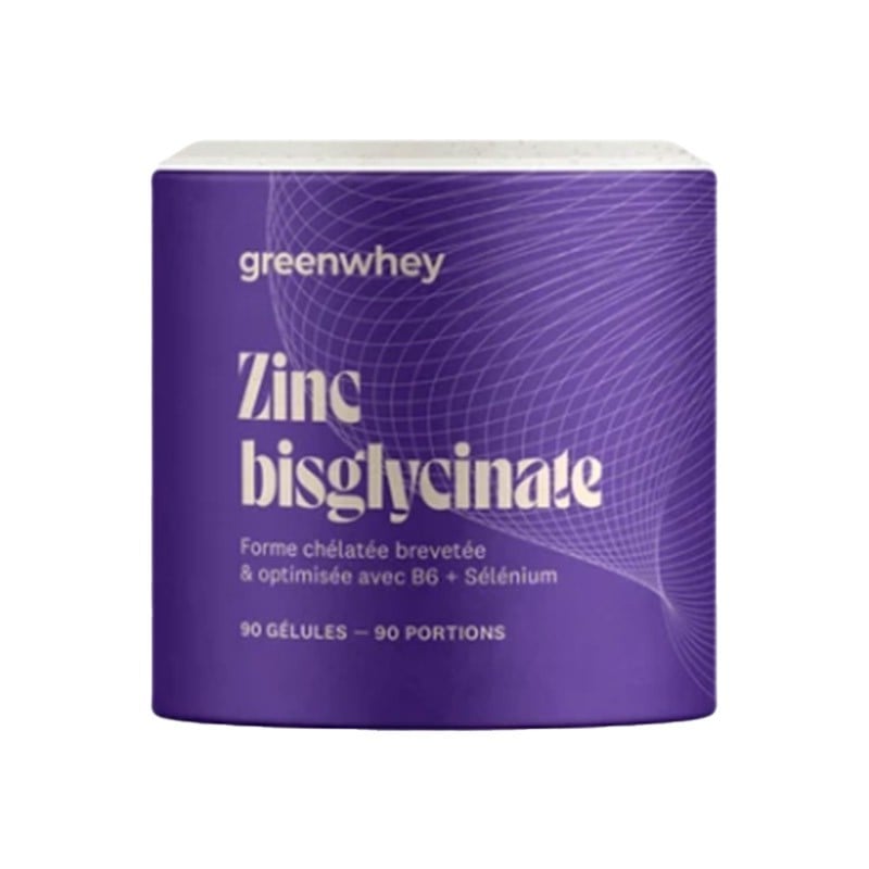 Zinc Bisglycinate 90 gélules - Greenwhey - Le Sport Discount pas cher