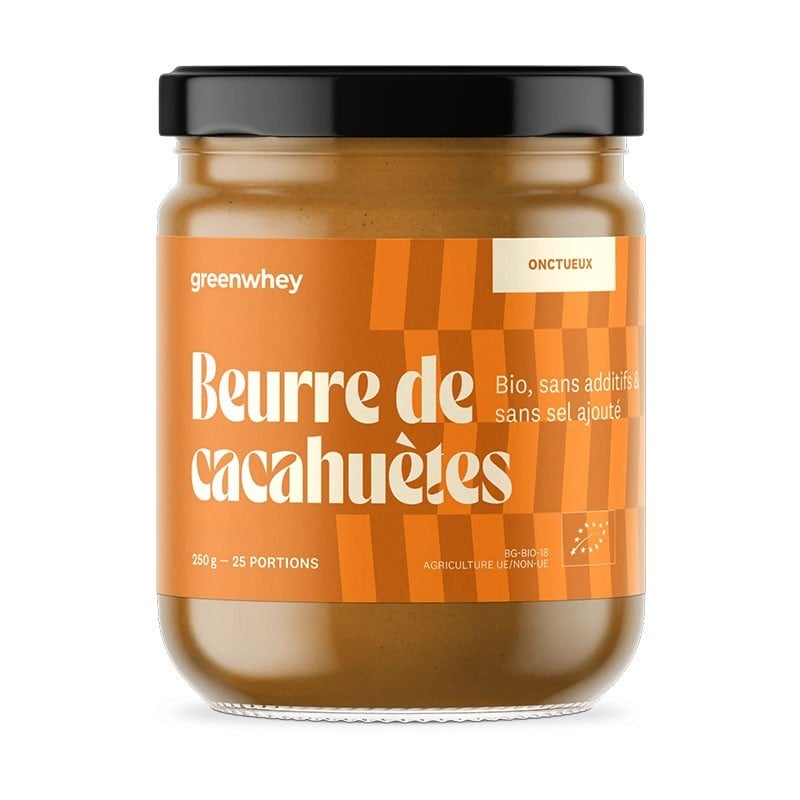 Beurre de Cacahuètes Bio - Greenwhey - Le Sport Discount pas cher