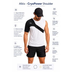 Manchon d'épaule chaud froid CryoPower Shoulder - Alkis - Le Sport Discount pas cher