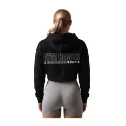Sweat à capuche GYM HEROES Crop - Zumub - Le Sport Discount pas cher