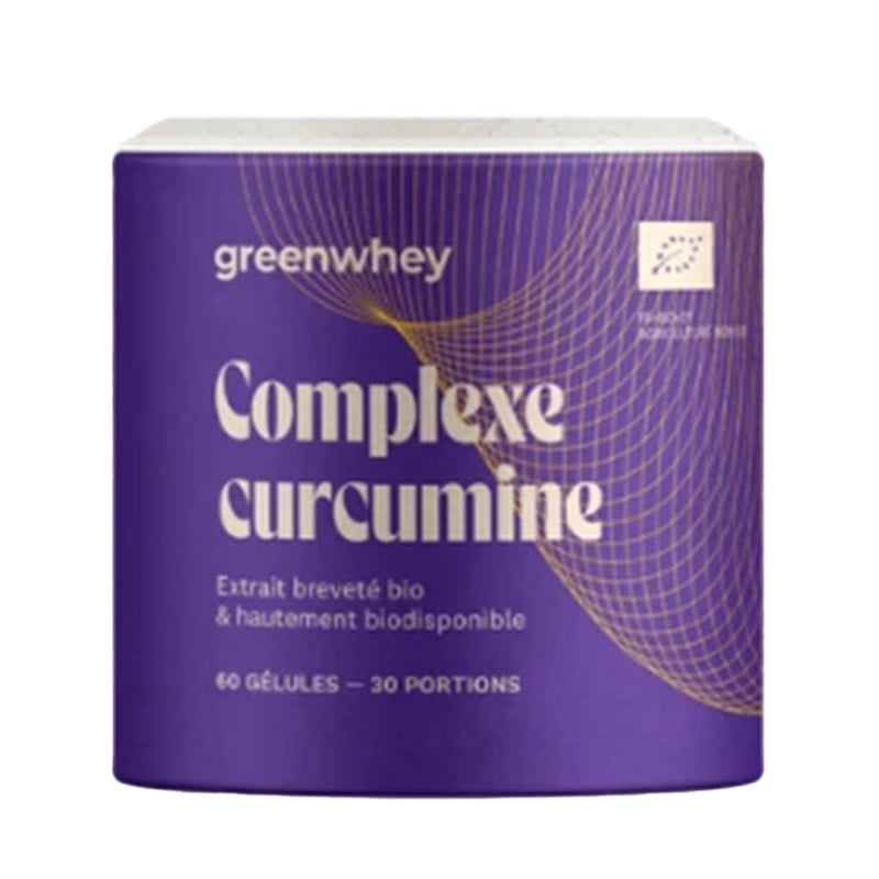 Curcumine Bio 60 gélules - Greenwhey - Le Sport Discount pas cher