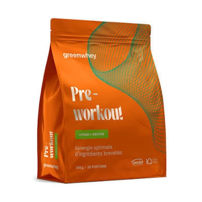 Pre-Workout en poudre 300 g - Greenwhey - Le Sport Discount pas cher