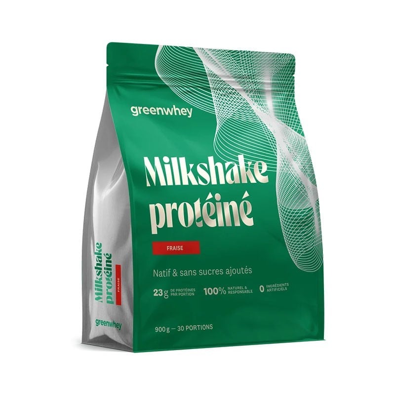 Milkshake protéiné 900 g - Greenwhey - Le Sport Discount pas cher