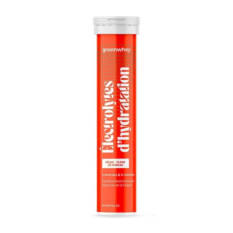 Pastilles d'hydratation électrolytes x20 - Greenwhey - Le Sport Discount pas cher