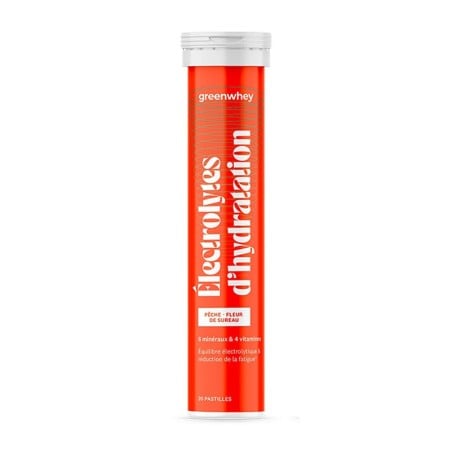 Pastilles d'hydratation électrolytes x20 - Greenwhey - Le Sport Discount pas cher