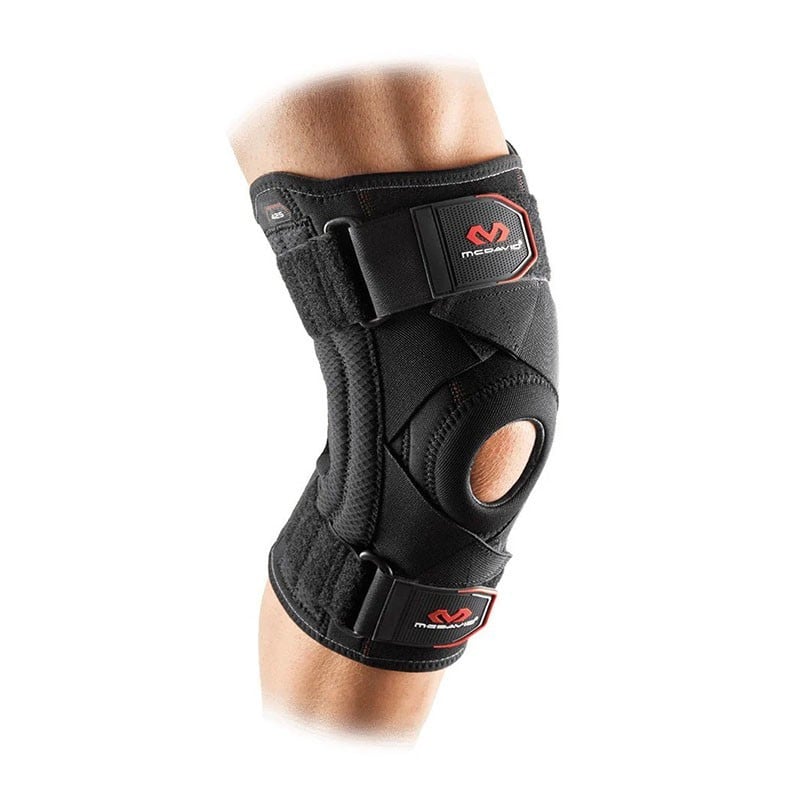 425 – Genouillère de maintien avec renforts latéraux et sangles croisées – McDavid - Le Sport Discount pas cher