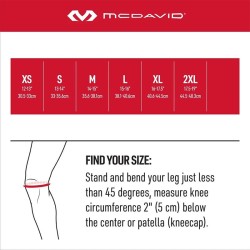 429X - Genouillère de maintien à charnières polycentriques et sangles croisées - McDavid - Le Sport Discount pas cher