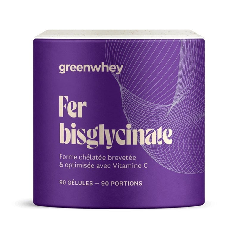 Fer Bisglycinate 90 gélules - Greenwhey - Le Sport Discount pas cher