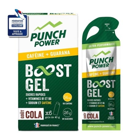 Boost Gel Caféine & Guarana Cola - Punch Power - Le Sport Discount pas cher
