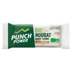 Bionougat Barre énergétique bio Miel Amandes - Pack 24 x 30 g - Punch Power - Le Sport Discount pas cher