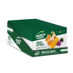 Pâtes de fruits énergétiques Multifruits - Pack 12 x 6 - Punch Power - Le Sport Discount pas cher