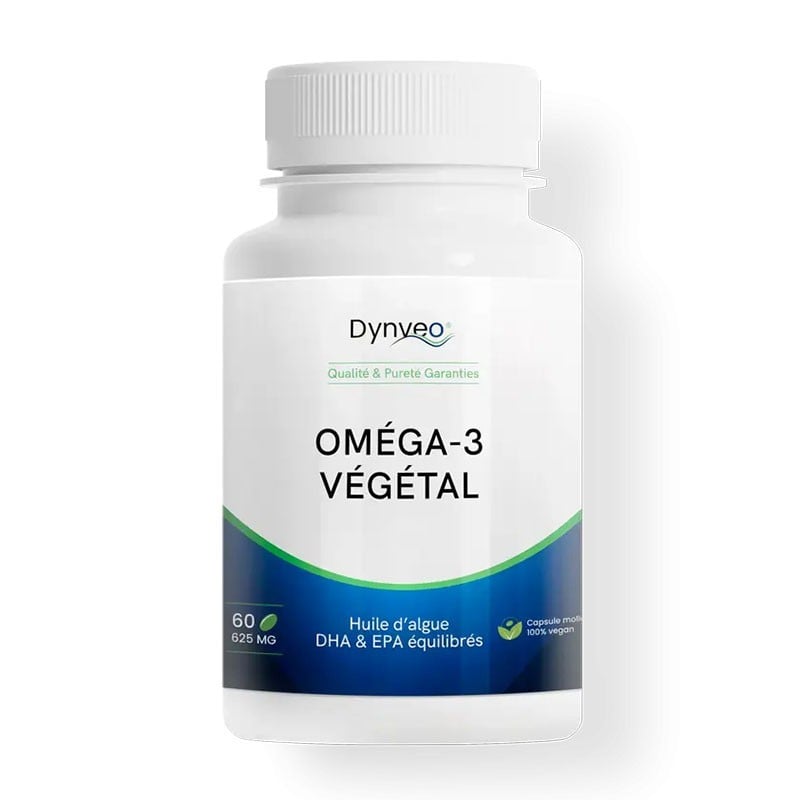Oméga-3 Vegan DHA EPA 60 capsules - Dynveo - Le Sport Discount pas cher