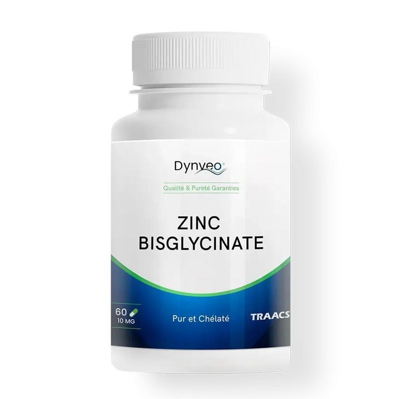 Zinc bisglycinate TRAACS® 60 gélules - Dynveo - Le Sport Discount pas cher