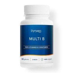 Complexe vitamines B 60 gélules - Dynveo - Le Sport Discount pas cher