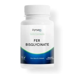 Bisglycinate de Fer Ferrochel™ 60 gélules - Dynveo - Le Sport Discount pas cher
