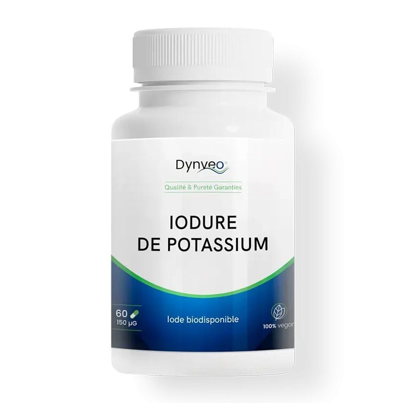 Iodure de potassium 150 µg 60 gélules - Dynveo - Le Sport Discount pas cher