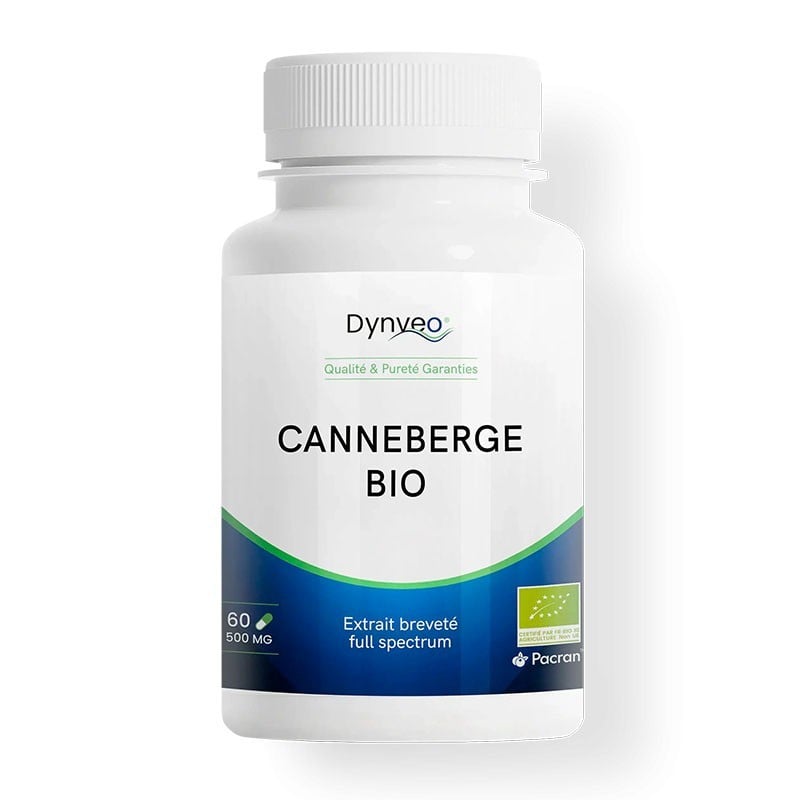 Canneberge Bio 60 gélules - Dynveo - Le Sport Discount pas cher
