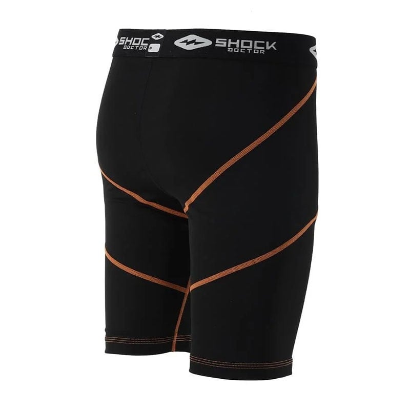 Short de compression avec protège-pelvis intégré - Shock Doctor - Le Sport Discount pas cher