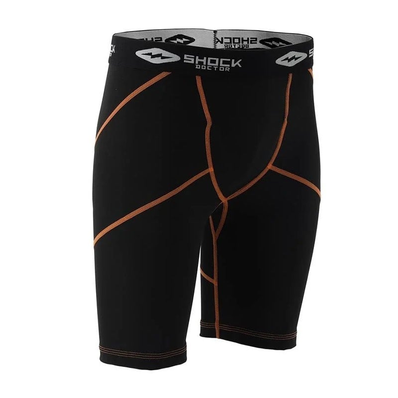 Short de compression avec protège-pelvis intégré - Shock Doctor - Le Sport Discount pas cher
