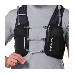 Gilet d’hydratation trail 6 L + 2 flasques souples 592 mL Pinnacle Pro - Nathan - Le Sport Discount pas cher