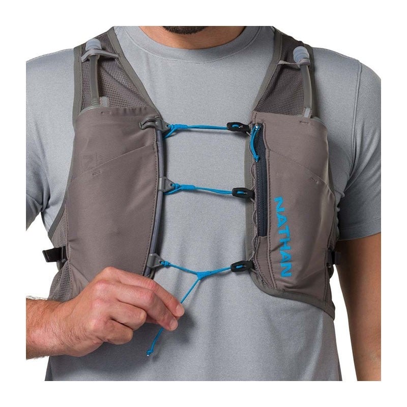 Gilet d’hydratation trail 4 L + 2 flasques souples 500 mL Pinnacle Breeze - Nathan - Le Sport Discount pas cher