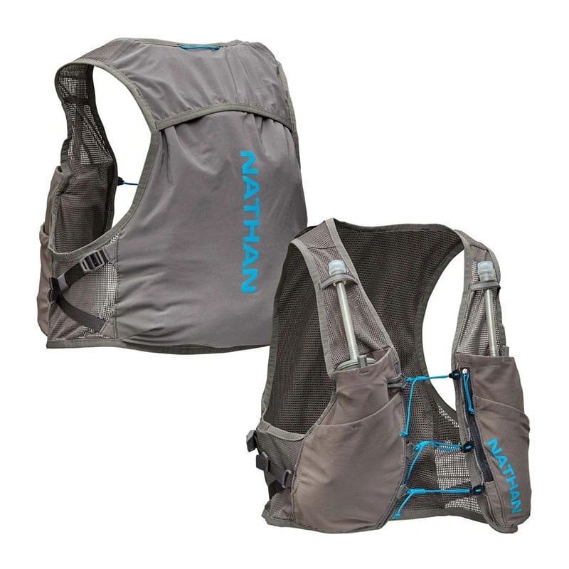 Gilet d’hydratation trail 4 L + 2 flasques souples 500 mL Pinnacle Breeze - Nathan - Le Sport Discount pas cher