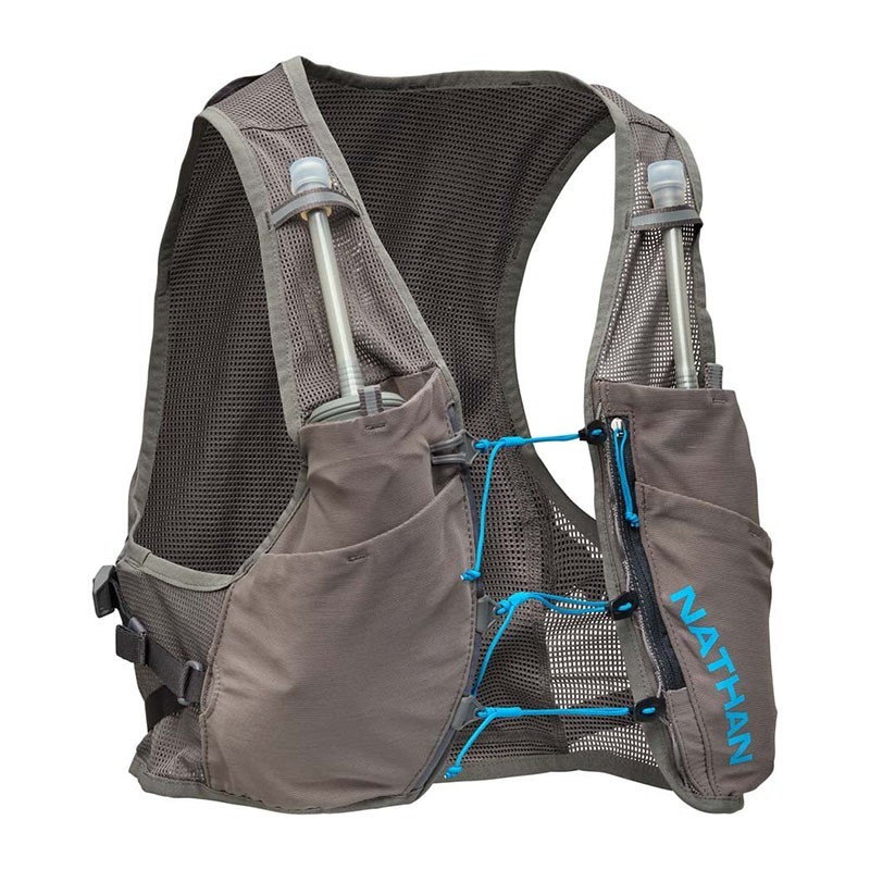 Gilet d’hydratation trail 4 L + 2 flasques souples 500 mL Pinnacle Breeze - Nathan - Le Sport Discount pas cher