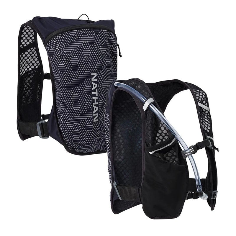 Gilet d’hydratation running 4 L + Poche à eau 1,5 L HyperNight Quick Start 3 - Nathan - Le Sport Discount pas cher