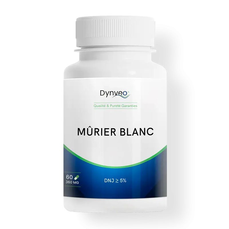 Extrait de Mûrier blanc 5 % DNJ 60 gélules - Dynveo - Le Sport Discount pas cher