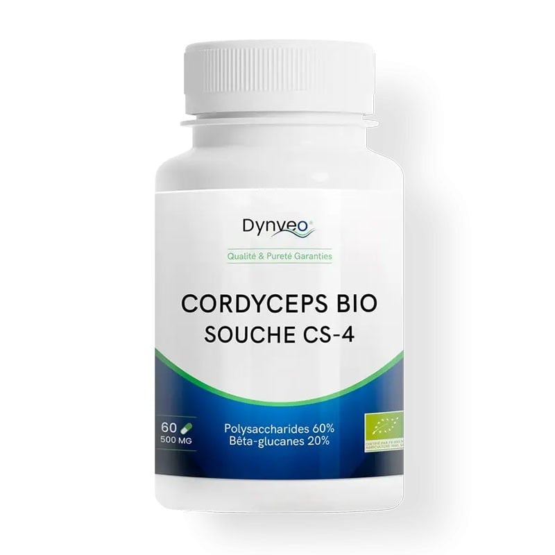 Cordyceps Bio CS-4 500 mg 60 gélules - Dynveo - Le Sport Discount pas cher