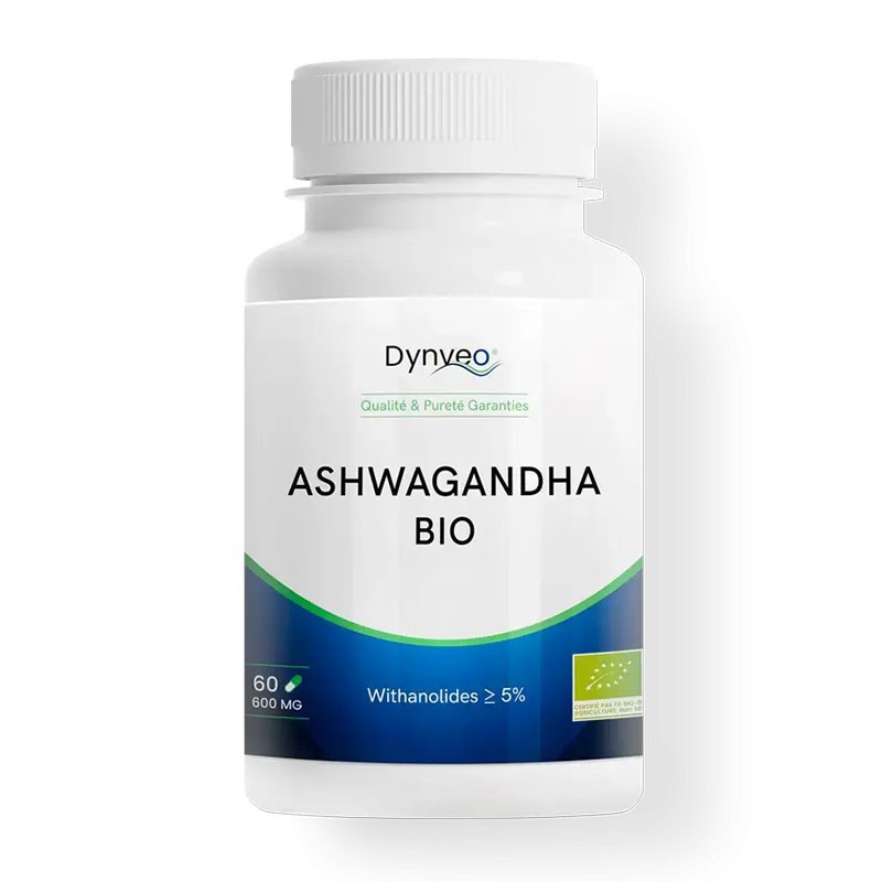 Ashwagandha Bio KSM-66® 60 gélules - Dynveo - Le Sport Discount pas cher