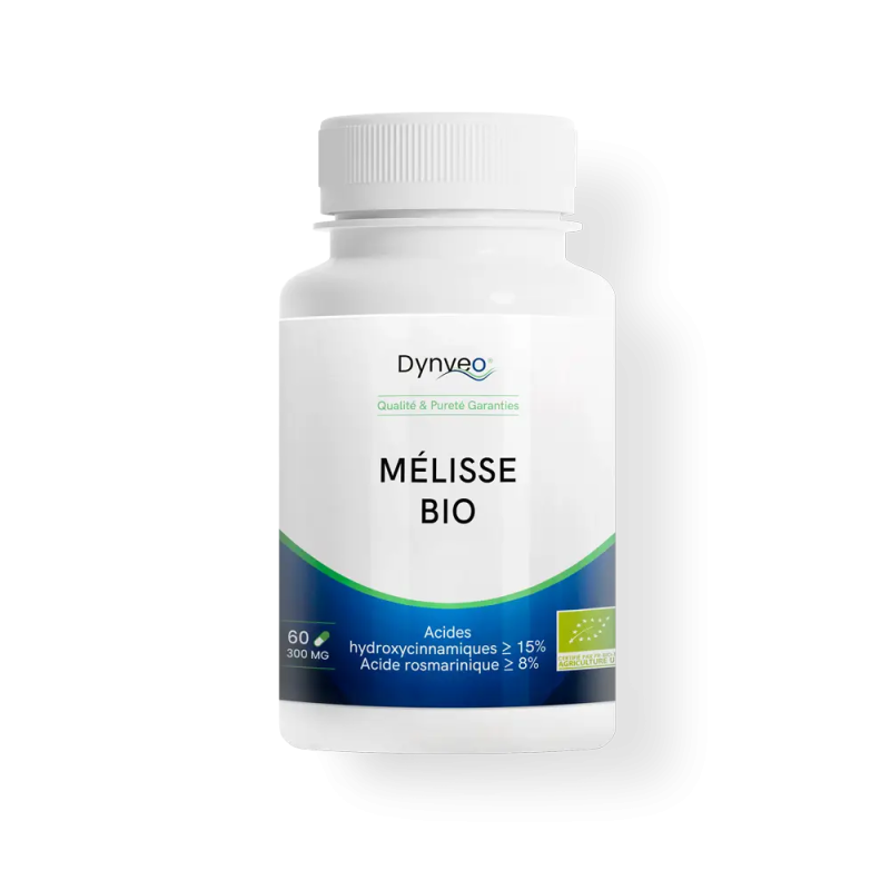 Mélisse Bio 300 mg 60 gélules - Dynveo - Le Sport Discount pas cher