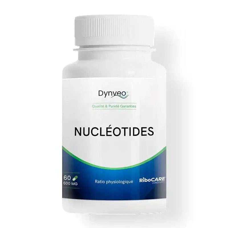 Nucléotides naturels Ribocare® 600 mg 60 gélules - Dynveo - Le Sport Discount pas cher