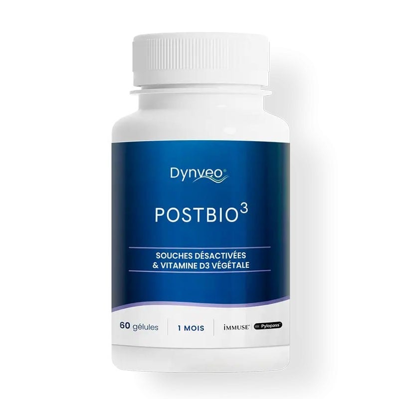 Complexe Postbiotiques Postbio3 60 gélules - Dynveo - Le Sport Discount pas cher