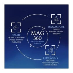 Complexe Magnésium 360 120 gélules - Dynveo - Le Sport Discount pas cher