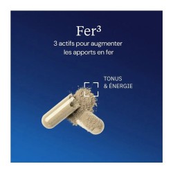 Complexe Fer et Vitamine C Fer3 60 gélules - Dynveo - Le Sport Discount pas cher