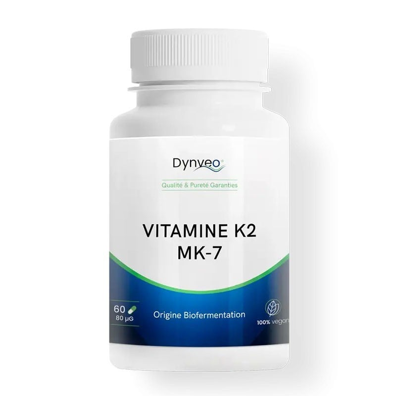 Vitamine K2 MK-7 80 µg 60 gélules - Dynveo - Le Sport Discount pas cher