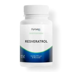 Trans-Resvératrol 300 mg 60 gélules - Dynveo - Le Sport Discount pas cher
