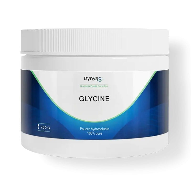 Glycine cristallisée pure en poudre 250 g - Dynveo - Le Sport Discount pas cher