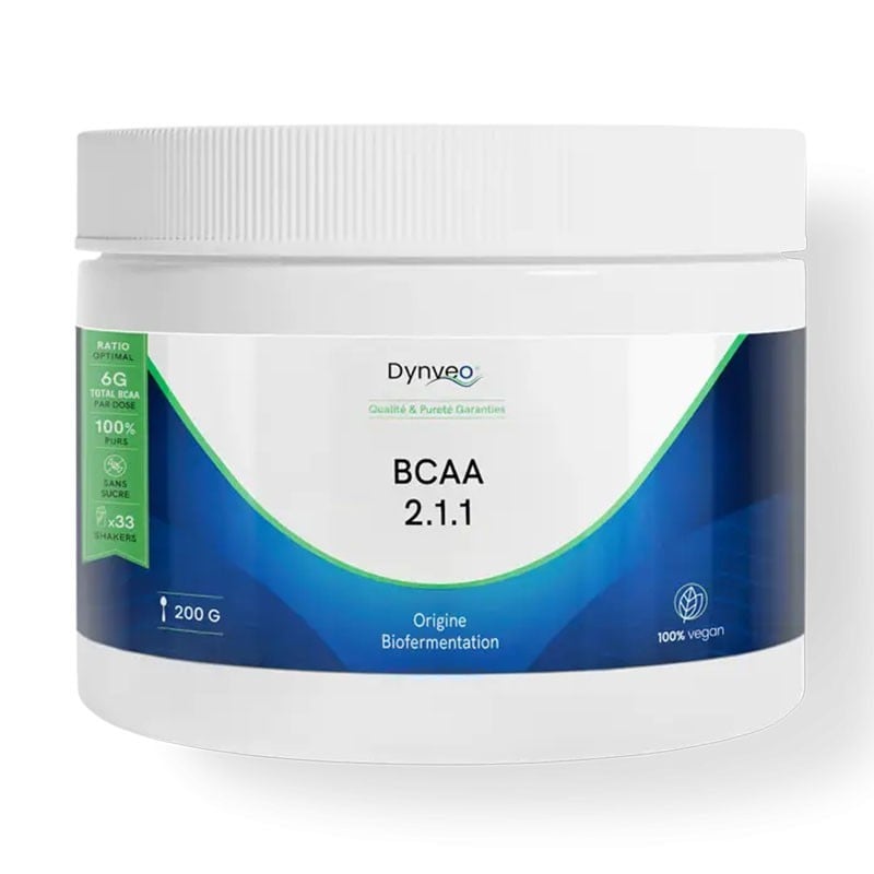 BCAA 2.1.1 végétaux - Dynveo - Le Sport Discount pas cher