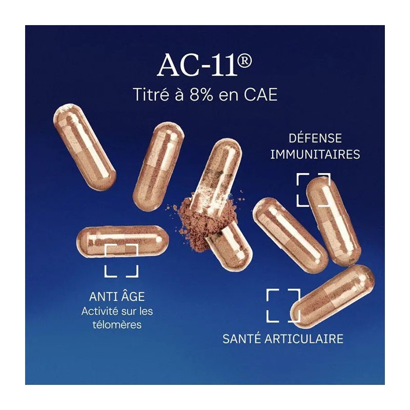 Griffe de chat AC-11® 350 mg 60 gélules - Dynveo - Le Sport Discount pas cher