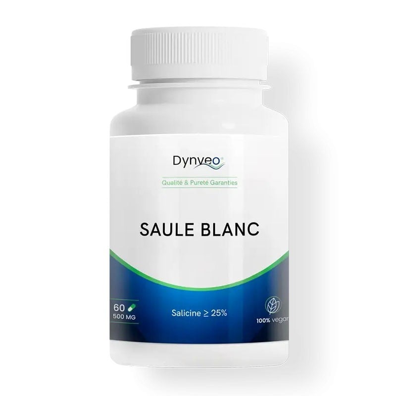 Saule blanc 25 % salicine 60 gélules - Dynveo - Le Sport Discount pas cher